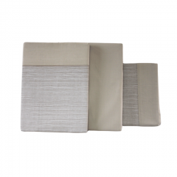 SÁBANAS BAMBÚ METAL BEIGE CAMA 200